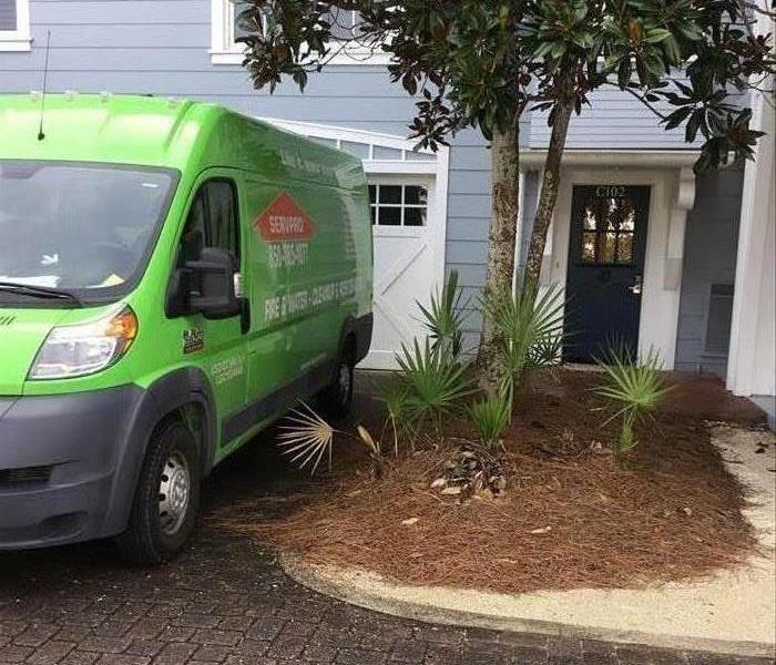 SERVPRO of Escambia County Called in to Perform Water Extraction in home.