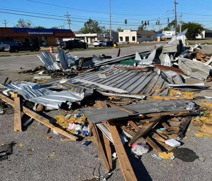 Disaster damage endured on  the Florida coast.